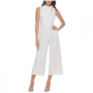Calvin Klein White jumpsuit size 10